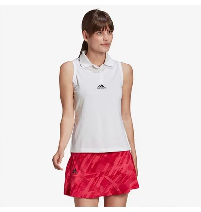 Майка женская Adidas Heat Ready Match Tank White FT6412