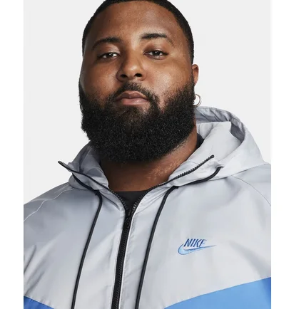 Куртка мужская Nike Sportswear Windrunner Hooded Jacket Light Blue/White DA0001-402
