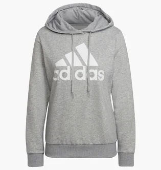 Худі жіноче Adidas Essentials Relaxed Logo Sportswear Grey HD1799