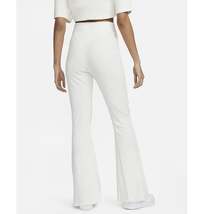Штани жіночі Nike Sportswear WomenS High-Waisted Ribbed Jersey Pants White DV7868-133
