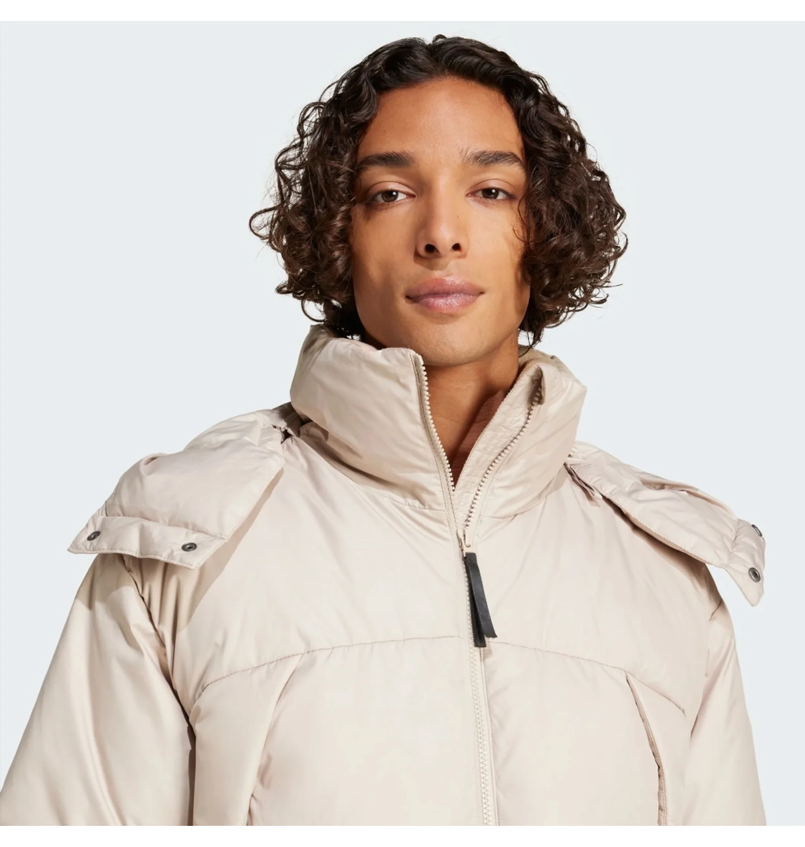 ᐉ Парка чоловіча Adidas Big Baffle Down Coat Beige IX8855
