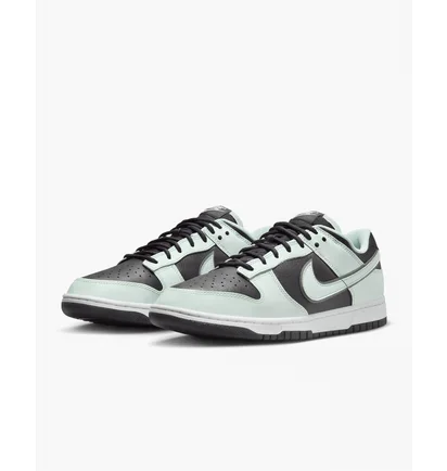 Кросівки чоловічі Nike Dunk Low Retro Premium Shoes Black/Turquoise FZ1670-001