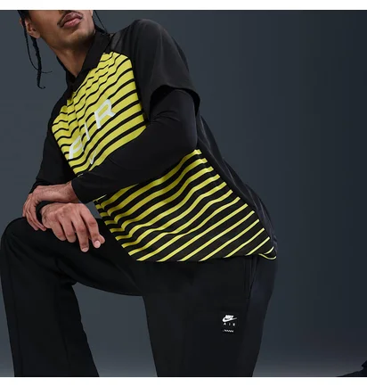 Штани чоловічі Nike Air Pk Black/Yellow IB2147-010