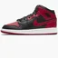 Кроссовки детские Air Jordan Air 1 Mid Red/Black 554725-074