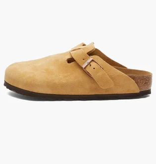 Тапочки жіночі Birkenstock Boston Beige 1026181