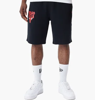 Шорти чоловічі NEW ERA Chicago Bulls Nba Script Oversized Shorts Black 60435508