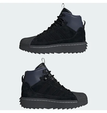 Ботинки детские Adidas Superstar Winterized Trek Black JQ0346