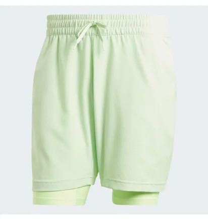Шорти чоловічі Adidas Tennis Heat.Rdy Shorts And Inner Shorts Green IL7380