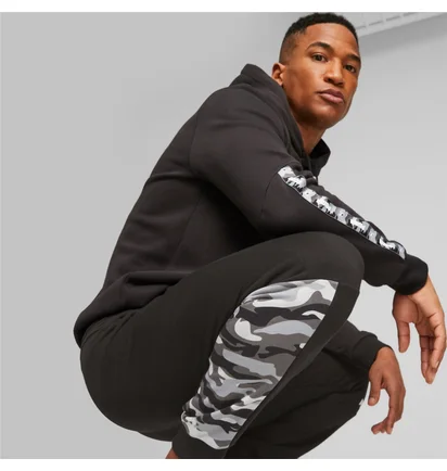 Штаны мужские Puma Essentials Block Camo Black 673339-01