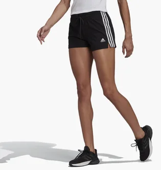 Шорти жіночі Adidas Essentials Slim 3-Stripes Shorts Black Gm5523