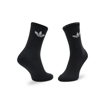 Шкарпетки Adidas Cushioned Trefoil (3 шт) Black HC9547