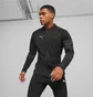 Кофта мужская Puma Long-Sleeve T-Shirt Teamcup Training 1/4 Zip Top Black 657982-003