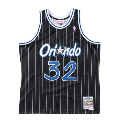 Майка унисекс Mitchell & Ness Swingman Shaquille ONeal Orlando Magic Nba 1994-95 Jersey Black SMJYGS18191-OMABLCK94SON