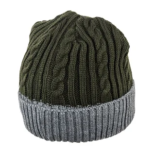 Шапка унисекс Jeep Twisted Tricot Hat Olive/Grey O102602-E856