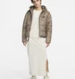 Куртка женская Nike W Nsw Syn Tf Rpl Hd Jkt Brown Dx1797-040