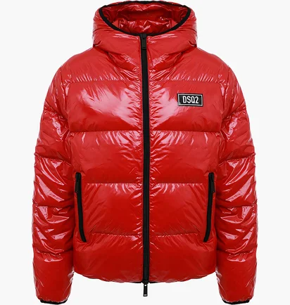 Пуховик чоловічий Dsquared2 Puffer Bomber Red S74AM1322-S54056-RED