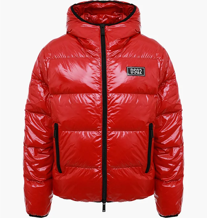 Пуховик чоловічий Dsquared2 Puffer Bomber Red S74AM1322-S54056-RED