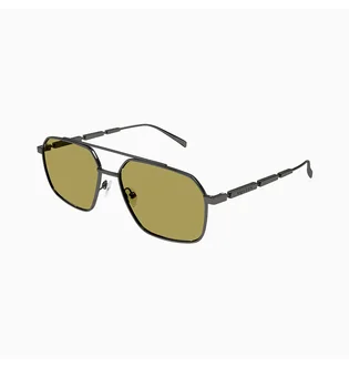 Солнцезащитные очки ALEXANDER MCQUEEN Brown/Grey AM0477S-003-59