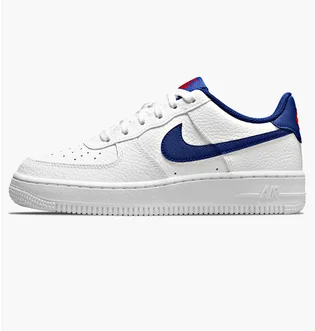 Кроссовки детские Nike Air Force 1 White/Blue CT3839-101