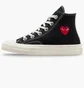 Кеди дитячі Converse X Comme Des Garçons Single Heart Chuck 70 Black A08802C