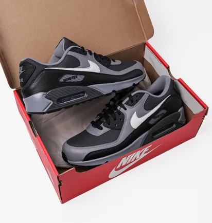 Кросівки чоловічі Nike Air Max 90 Gore-Tex Shoes Grey/Black FD5810-002