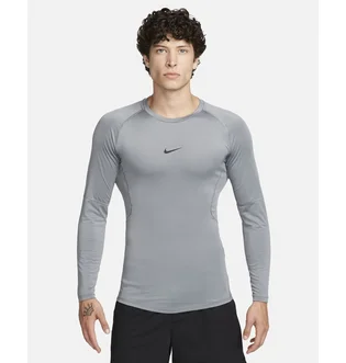 Лонгслів чоловічий Nike Pro MenS Dri-Fit Tight Long-Sleeve Fitness Top Grey FB7919-084