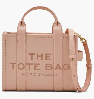 Сумка жіноча Marc Jacobs The Leather Small Tote Bag Peach H009L01SP21-ROSE-64174