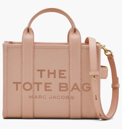 Сумка женская Marc Jacobs The Leather Small Tote Bag Peach H009L01SP21-ROSE-64174