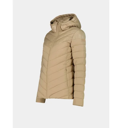 Куртка женская CMP Snaps Hood Sorona Aura Beige 35K3576-P405