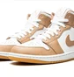 Кроссовки мужские Air Jordan 1 Mid White/Brown 554724-271