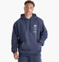 Худи мужское New Balance Rotation Blue MT51637