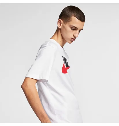Футболка чоловіча Nike M Nsw Tee Icon Futura White AR5004-100