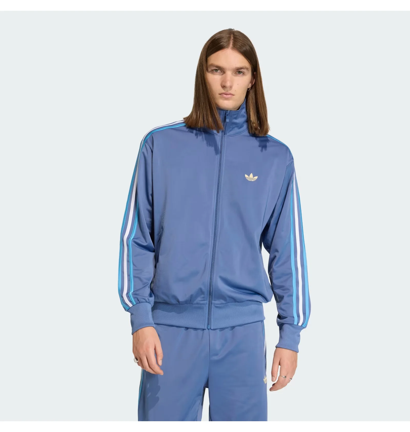 ᐉ Олимпийка мужская Adidas Firebird Track Light Blue KD3843