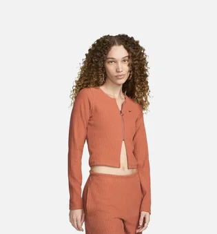 Кофта женская Nike Nsw Chill Knit Cardigan Orange FN3682-825