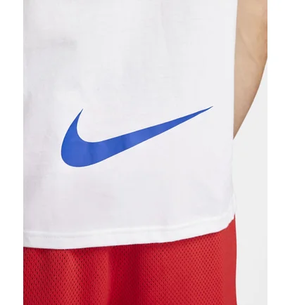 Футболка чоловіча Nike MenS Basketball T-Shirt White DO2246-100