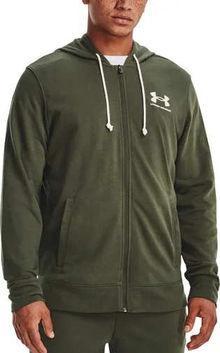 Толстовка чоловіча Under Armour Rival Terry Lc Fz Green 1370409-390