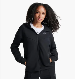 Толстовка женская Nike Sportswear Tech Fleece Windrunner Full-Zip Hoodie Black FB8338-010