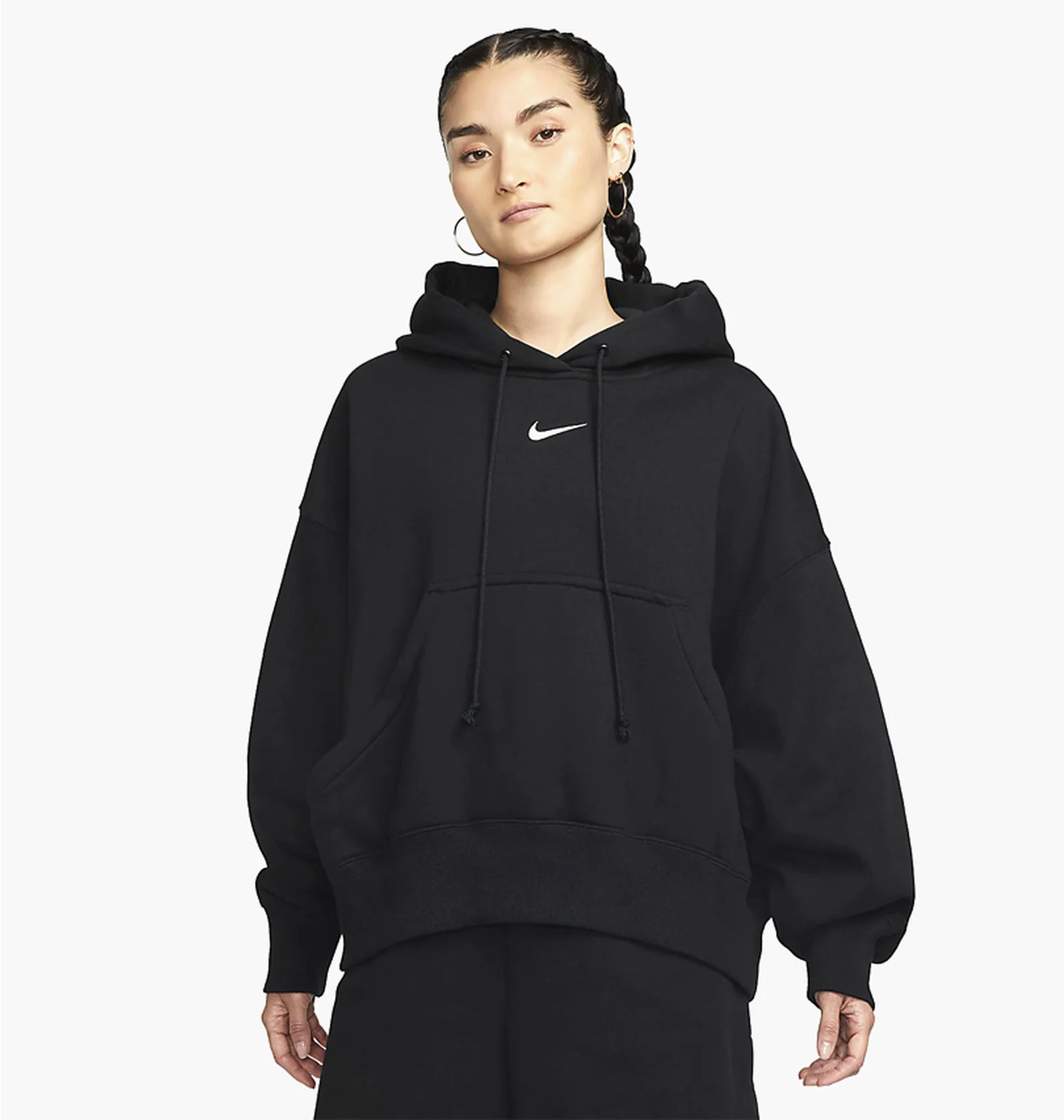 ᐉ Худі жіноче Nike Sportswear Phoenix Fleece Black Dq5858-010