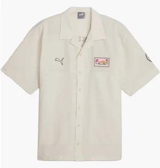 Рубашка мужская Puma Porsche Legacy Crews Go Summer Shirt Beige 624571-02