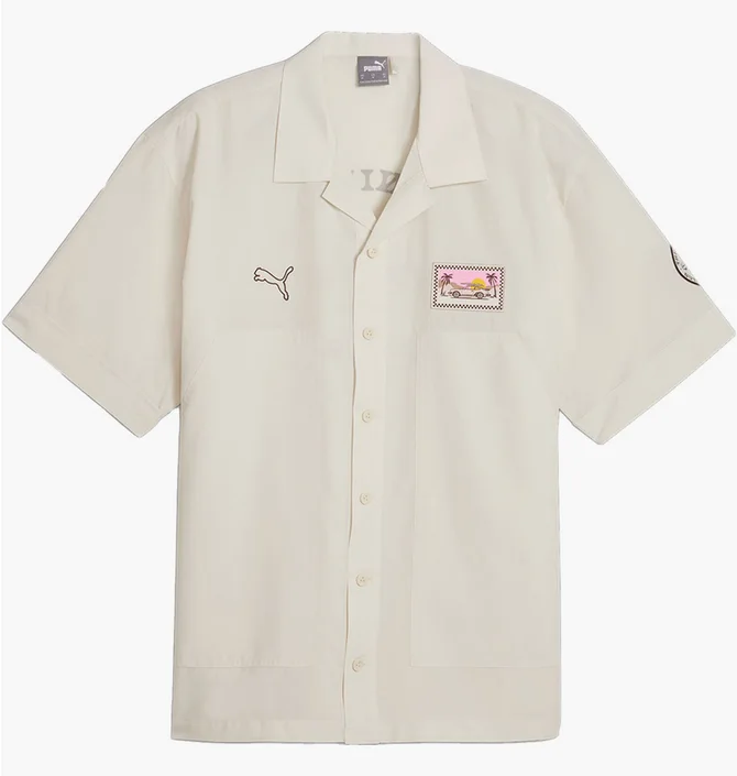 Сорочка чоловіча Puma Porsche Legacy Crews Go Summer Shirt Beige 624571-02