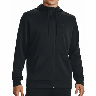 Толстовка мужская Under Armour Fleece Full Zip Training Hoody Black 1373357-001