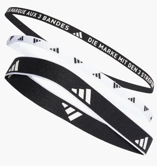Пов'язка на голову Adidas New (3 шт) Black/White IA3031