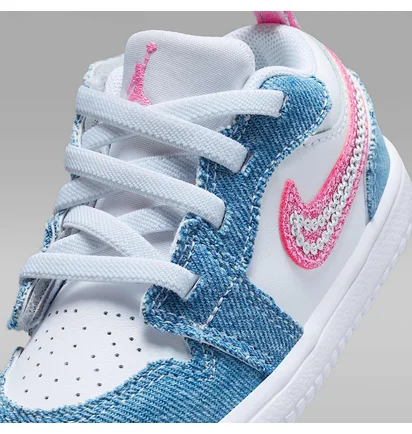 Кроссовки детские Air Jordan 1 Low Alt Se (Td) Grey/Blue HQ2002-400