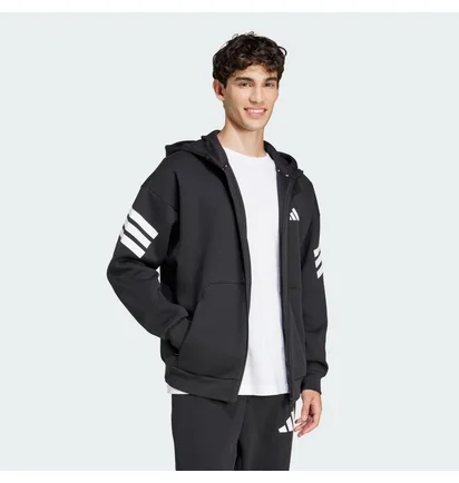 Толстовка мужская Adidas Future Icons 3-Stripes Black JD4827