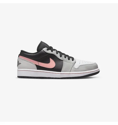 Кросівки чоловічі Nike Air Jordan 1 Low Black Grey Pink Grey/Black 553558-062