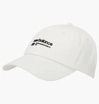 Кепка унисекс New Balance Linear Heritage 6 Panel White LAH33024-SST