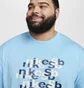 Футболка унисекс Nike Sb Tee Oc Repeat Brd Light Blue FV3494-407