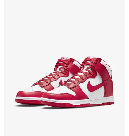 Кроссовки мужские Nike Dunk High Red/White Dd1399-106