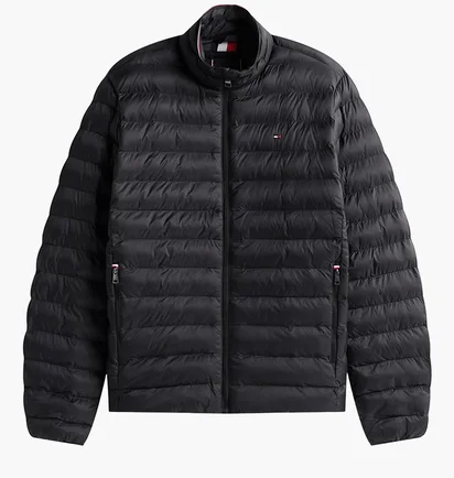 Куртка мужская Tommy Hilfiger Lightweight Packable Hooded Black 78JB394-FAP