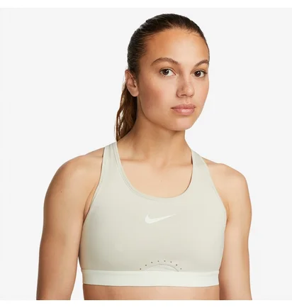 Топ женский Nike Swoosh High-Support Non-Padded Adjustable Sports Bra Beige DD0428-104